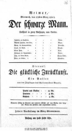 Die glückliche Zurückkunft