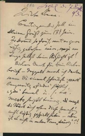 Brief an Clara Schumann : 07.09.1893