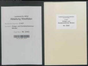 Erblicher Verkauf der Schierenbecker Wassermühle zu Rödinghausen (Amt Limberg, Vogtei Bünde) - Band 2