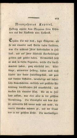 Neunzehntes Kapitel.