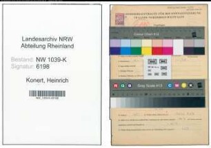 Entnazifizierung Heinrich Konert , geb. 19.12.1907 (Arbeiter)