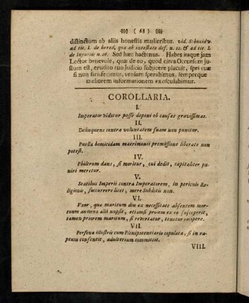 68-71, Corollaria.