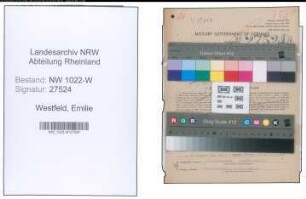 Entnazifizierung Emilie Westfeld , geb. 15.09.1901 (Gastwirtin)