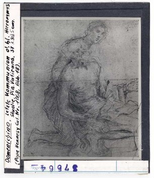 Domenichino: Studie zur letzten Kommunion des Hl. Hieronymus. Pinacoteca Vaticana