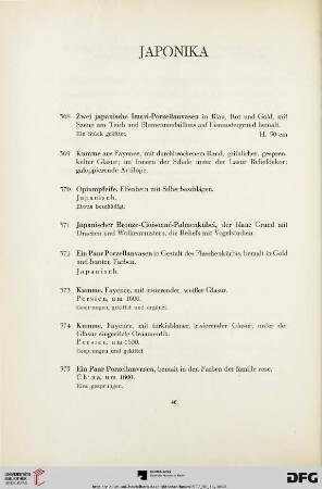Japonika (Nr. 368-377)