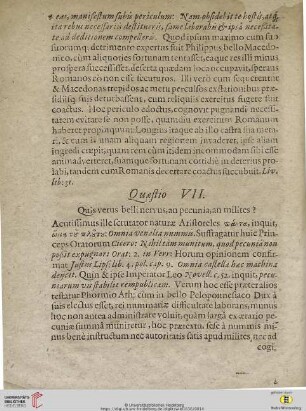 Quaestio VII