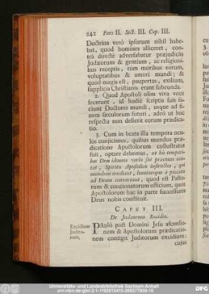 Caput III. De Iudaeorum Excidio.