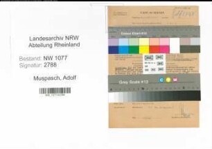 Entnazifizierung Adolf Muspasch , geb. 00.00.0000 (Polizist)