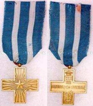 Kriegsverdienstkreuz (Kreuz "Merito di Guerra")