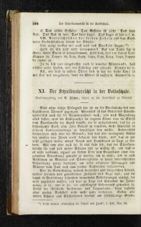 ¬Der¬ Schreibunterricht in der Volksschule : Conferenzvortrag