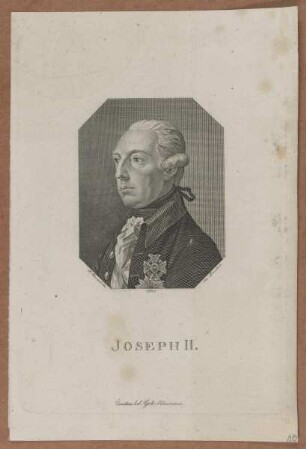 Bildnis des Joseph II., Kaiser des Römisch-Deutschen Reiches
