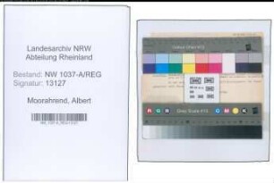 Entnazifizierung Albert Moorahrend , geb. 07.06.1905 (Regierungsrat)