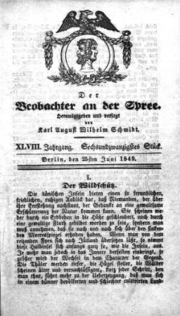 26. Stück, 25. Juni 1849