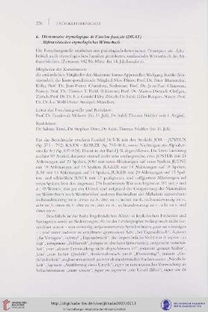 6. Altfranzösisches etymologisches Wörterbuch/DEAF