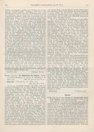 569-570 [Rezension] Müller, Johannes, Von Weihnachten bis Pfingsten. Reden auf Schloß Mainberg