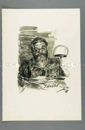 Bildnis des Dichters Theodor Däubler (1)