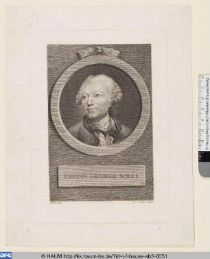 Johann Georg Wille, Kupferstecher
