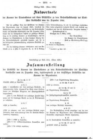 Beilagen zu Protokoll, 120. Sitzung