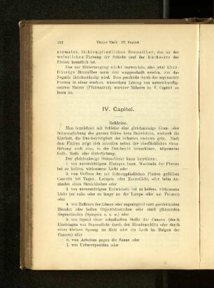 IV. Capitel. Schleier.