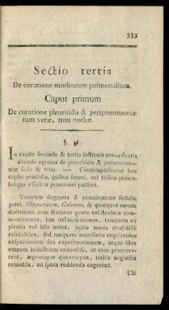 Sectio tertia De curatione morborum pulmonalium