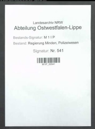 Überwachung von Anarchisten und Kommunisten, Besonderes, Band 5