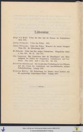 Litteratur.