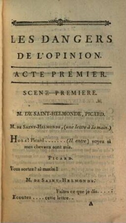 Les dangers de l'opinion : Drame