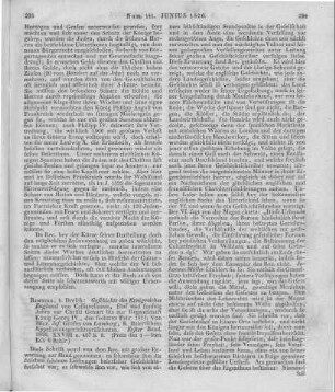 Lamberg, M. J.: Geschichte des Königreiches England: von Cassiavellanus fünfundfünfzig Jahre vor Christi Geburt bis zur Regentschaft König Georgs IV. den sechsten Februar 1811. Bamberg: Dresch 1826