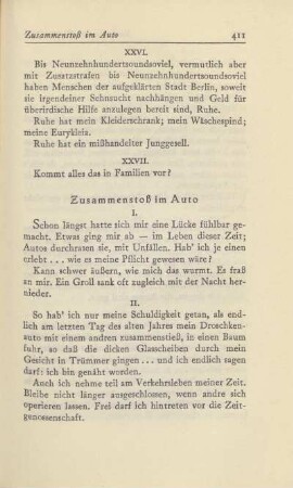 Zusammenstoß im Auto