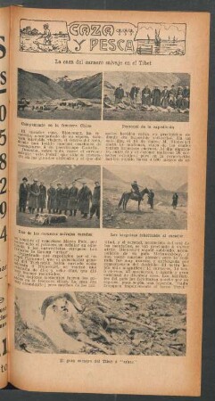 La caza del carnero salvaje en el Tibet : Caza y pesca