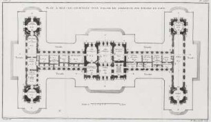 Plan à rez-de-chaussée d'un palais... Tom. IV, Pl. XXXV