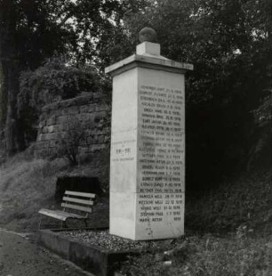 Denkmal für die Gefallenen des 1. Weltkrieges : Denkmal für die Gefallenen des 1. Weltkrieges. Sandstein (um 1920). Bad Gottleuba-Berggießhübel-Langenhennersdorf
