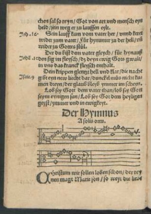 Der Hymnus A solis ortu.