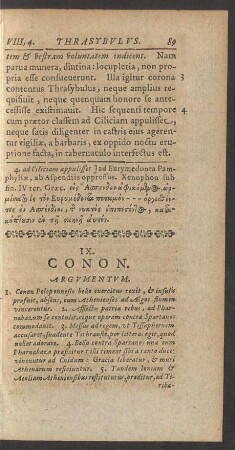IX. Conon.