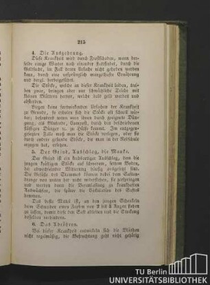 4. Die Auszehrung. / 5. Der Grind, Ausschlag, die Mauke.