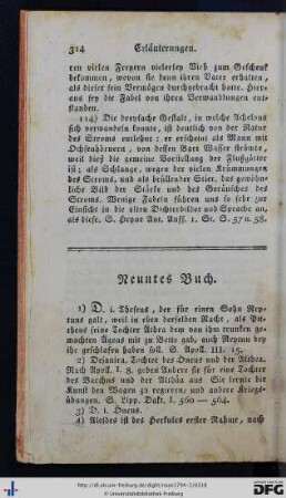 Neuntes Buch.