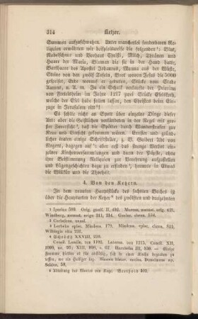 4. Von den Ketzern.