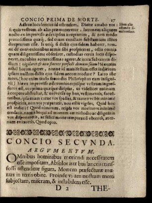 Concio Secunda.