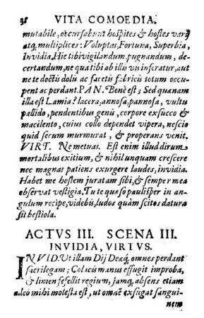 Scena III. Invidia, Virtvs.