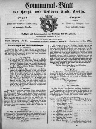 1867,10: No. 10, 10. März 1867