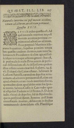 Quaestio XXIX.