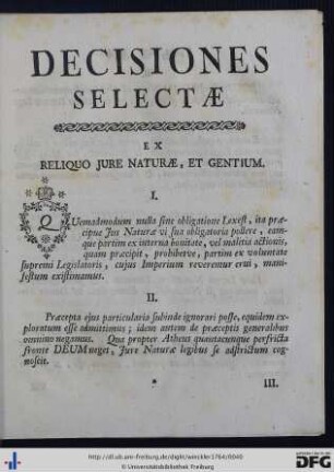 Ex Reliquo Jure Naturae, Et Gentium.