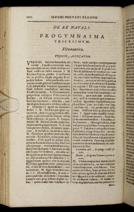 De Re Navali. Progymnasma Tricesimum. - Progymnasma Quintum Et Tricesimum.