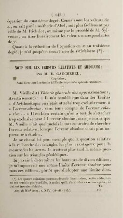 Note sur les erreurs relatives et absolues.