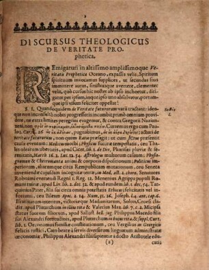 Dissertatio de veritate prophetica