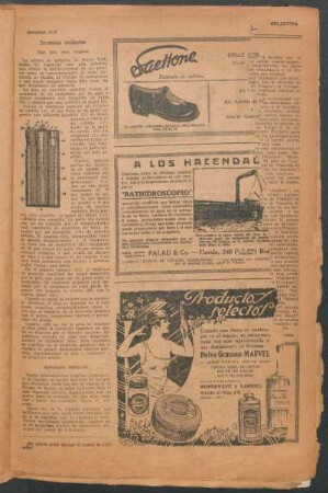 Inventos recientes : Una pila seca original [y] Aeroplanos silenciosos