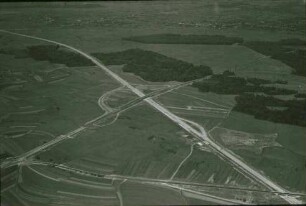Anschlussstelle Appenweier, B28/B33, (Luftaufnahme)
