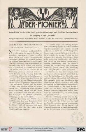 9. Heft, Juni 1914