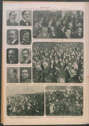 Candidatos a diputados nacionales por la capital que votará el partido radical. - Propaganda política [Fotografías]