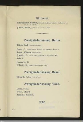 Zweigniederlassung Berlin